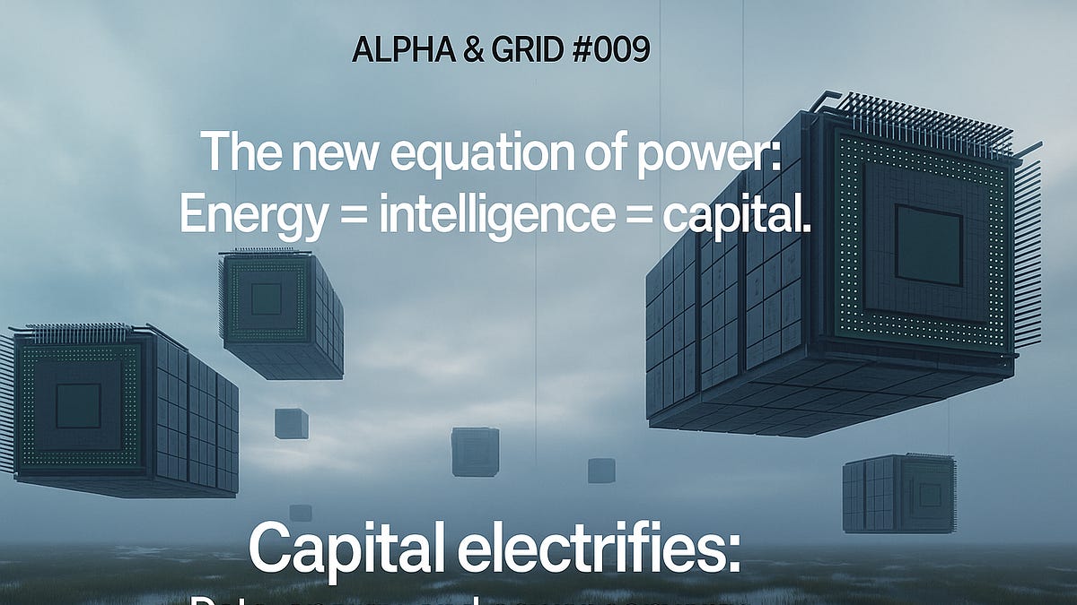 🧠 Alpha & Grid #009 — The New Equation of Power: Energy = Intelligence ...