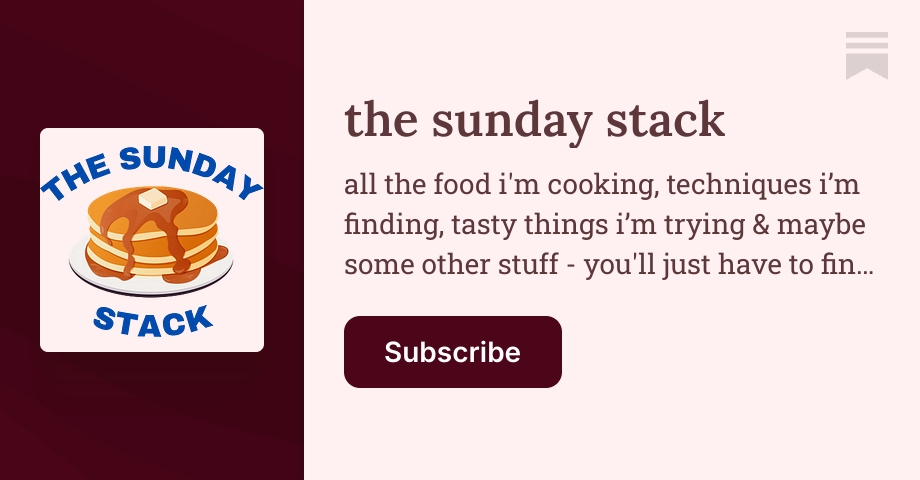 the sunday stack | katie | Substack