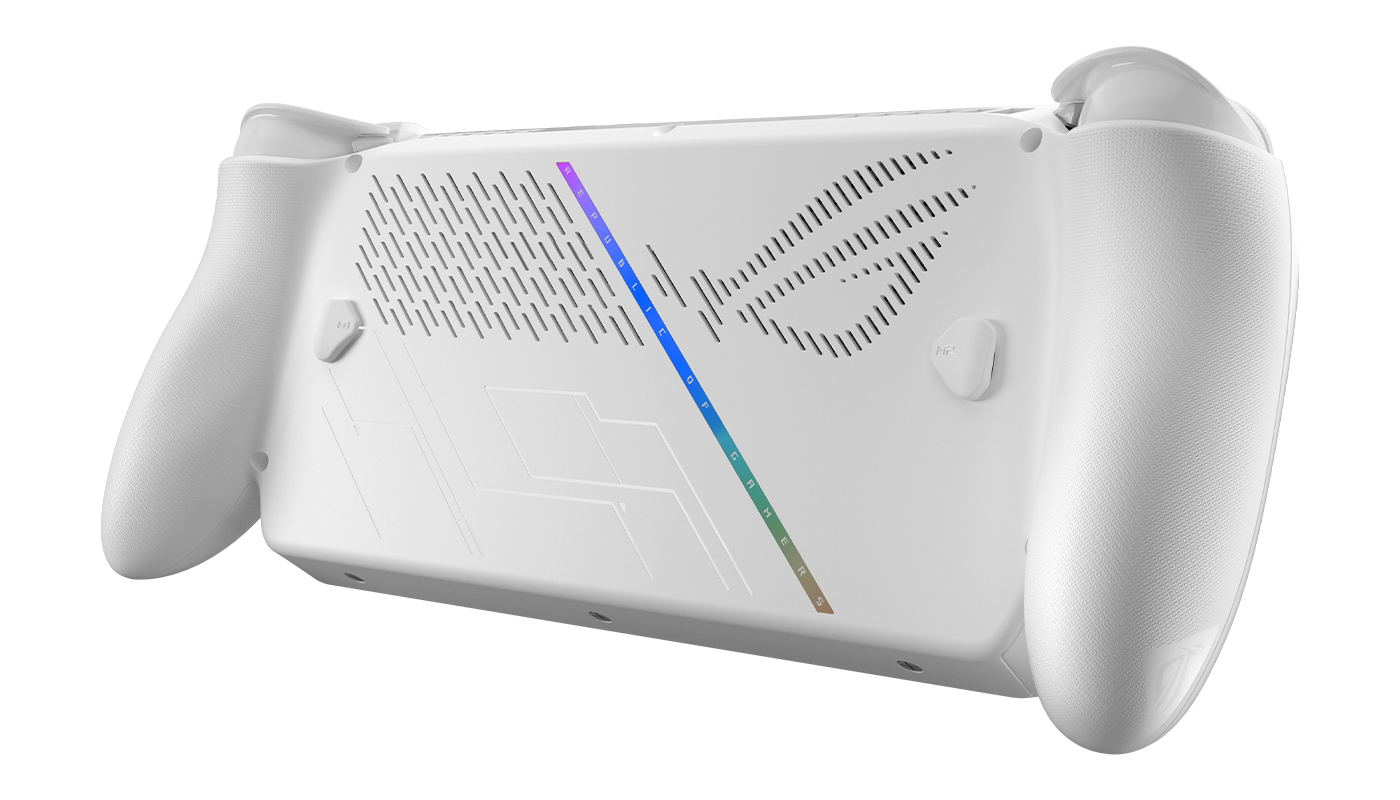 Back angle of the ROG Xbox Ally Back angle of the ROG Xbox Ally