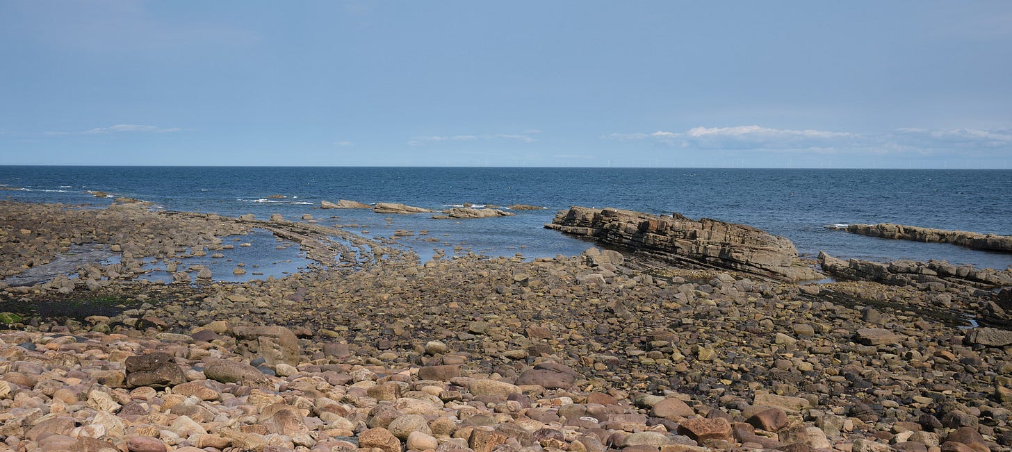 The Kilminning shore