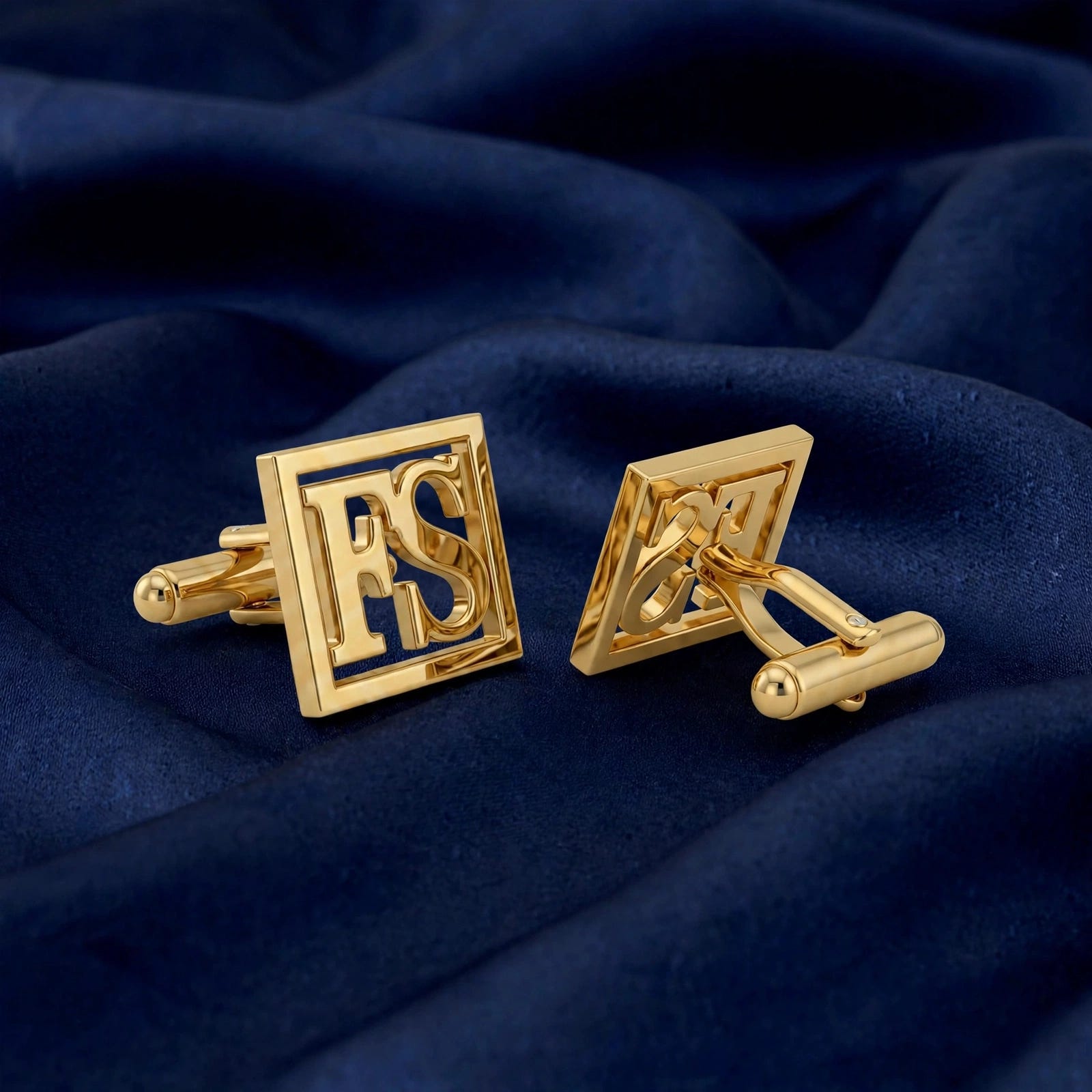 Personalized Initial Cufflinks for Men: A Timeless Accessory for Weddings & Special Occasions