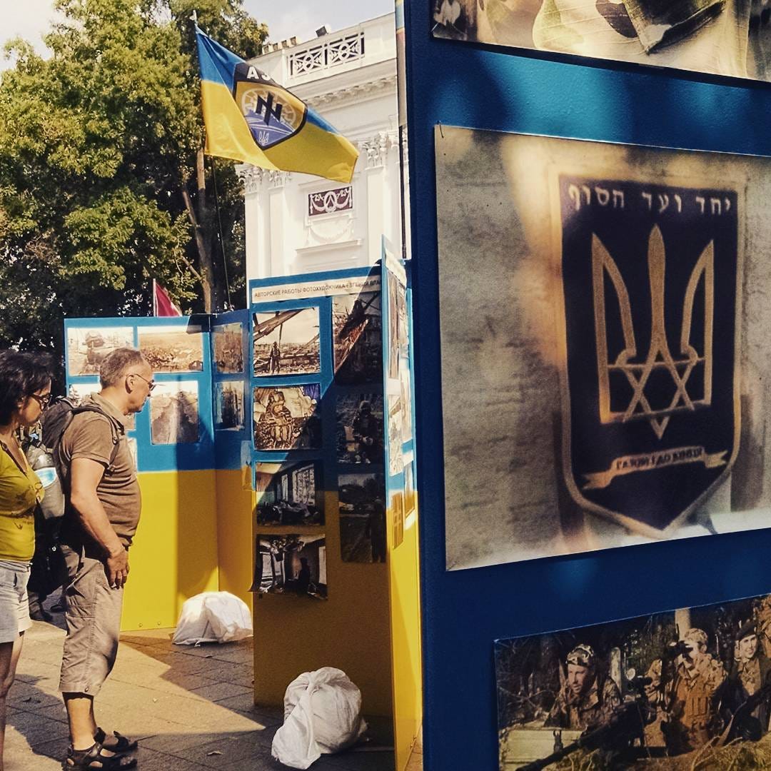 Display honoring Ukrainian soldiers, Odessa Display honoring Ukrainian soldiers, Odessa
