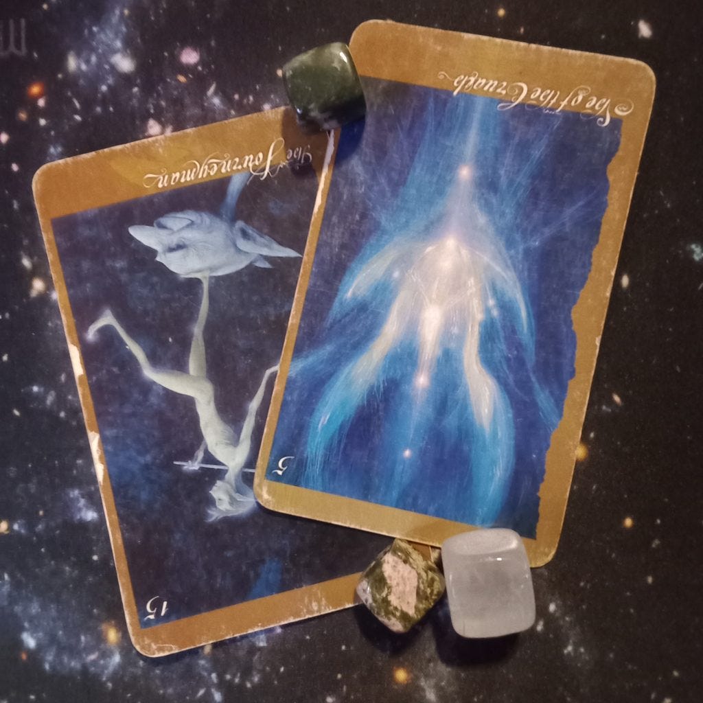 A Message from the Universe ~ Look Before You Leap! Multiple Faeries Oracle Cards