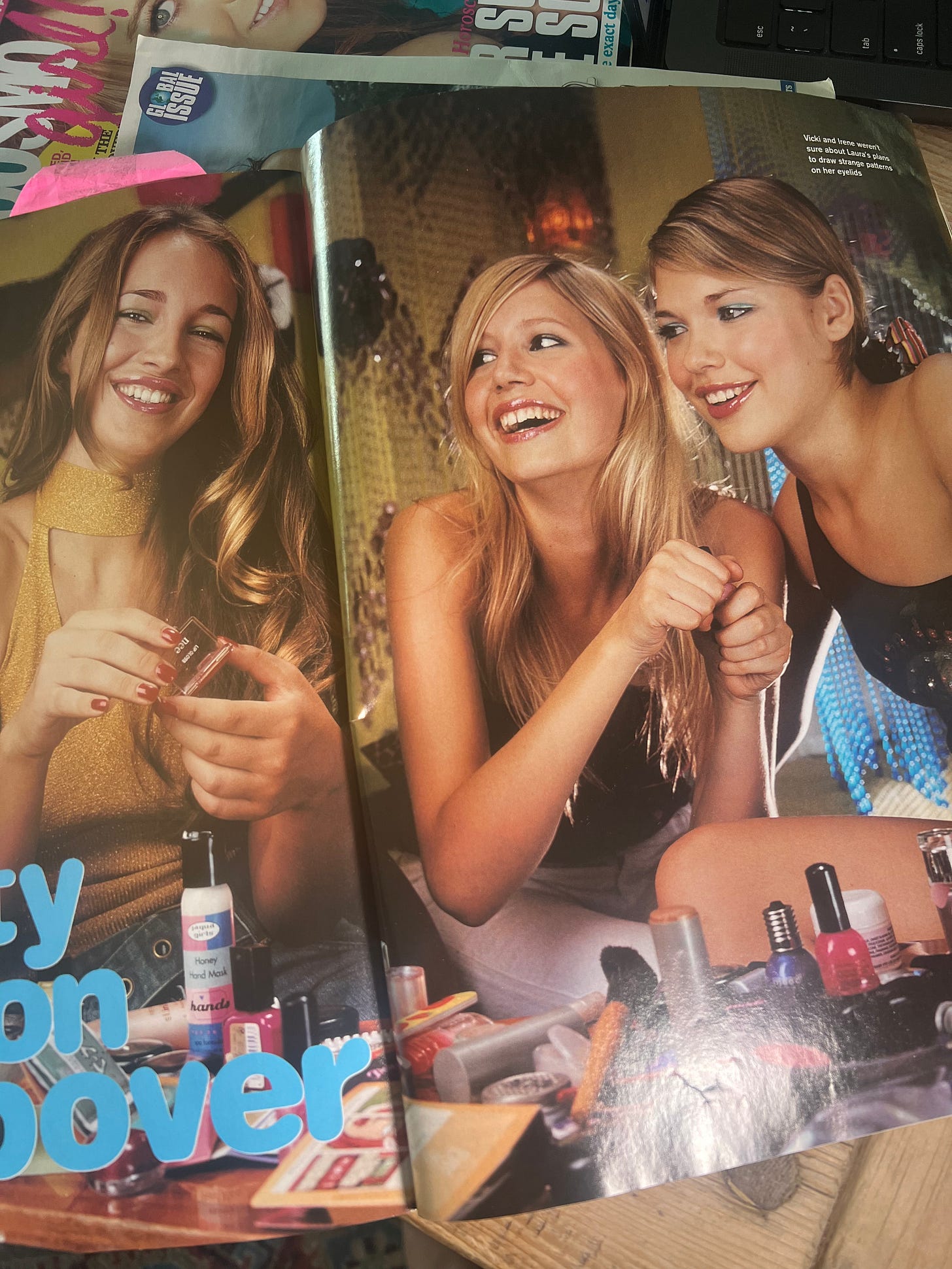 A CosmoGIRL! magazine beauty shoot edited by Beauty Editor Donna Francis A CosmoGIRL! magazine beauty shoot edited by Beauty Editor Donna Francis