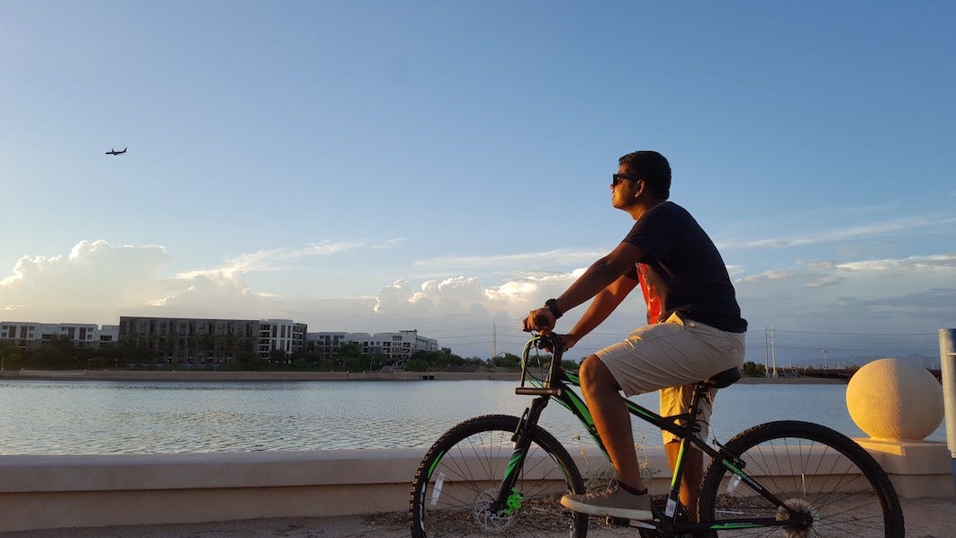 Chilling out at Tempe Beach Park