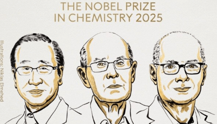 Chemistry Nobel prize 2025 awarded to trio for groundbreaking work on  metal-organic frameworks - Businessday NG
