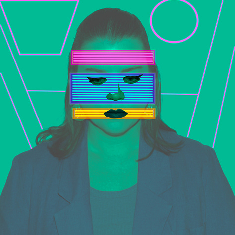 his shoot's theme was 'Living vs Existing' and was influenced by the vapourware microgenre of early 2010, which experienced a resurgence in 2015. It focused on nostalgia, technology, and an '80s neon aesthetic.