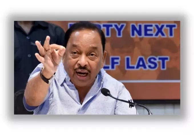 Narayan Rane former CM of Maharashtra said that Sushant Singh Rajput got murdered