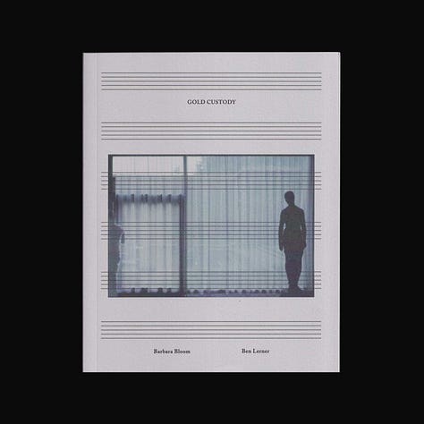 Barbara Bloom – Ben Lerner, Gold Custody, Mack Books, London, 2021 [BOOKS at, Amsterdam. Art: © Barbara Bloom, Ben Lerner]