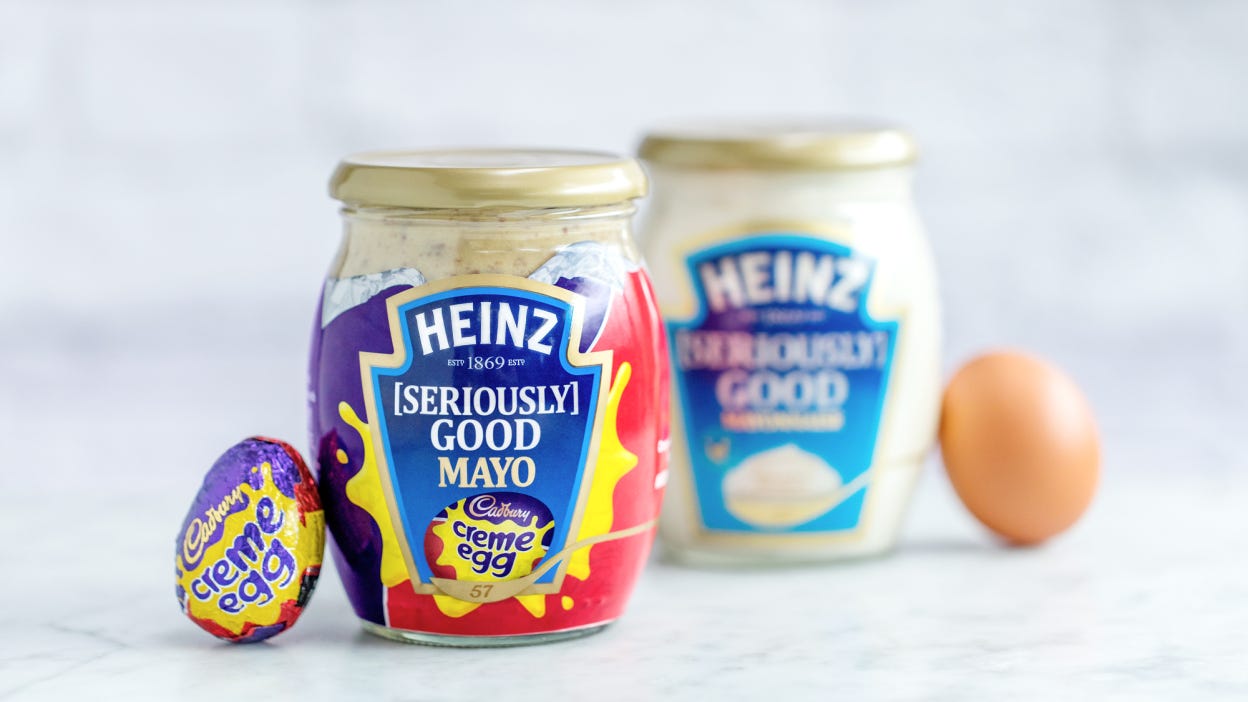 I tried the Cadbury Creme Egg mayo and reader, it was seriously bad