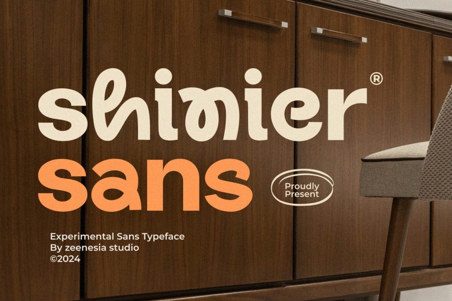 Shinier Experimental Sans Serif Font