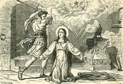 The Beheading of St Cecilia
