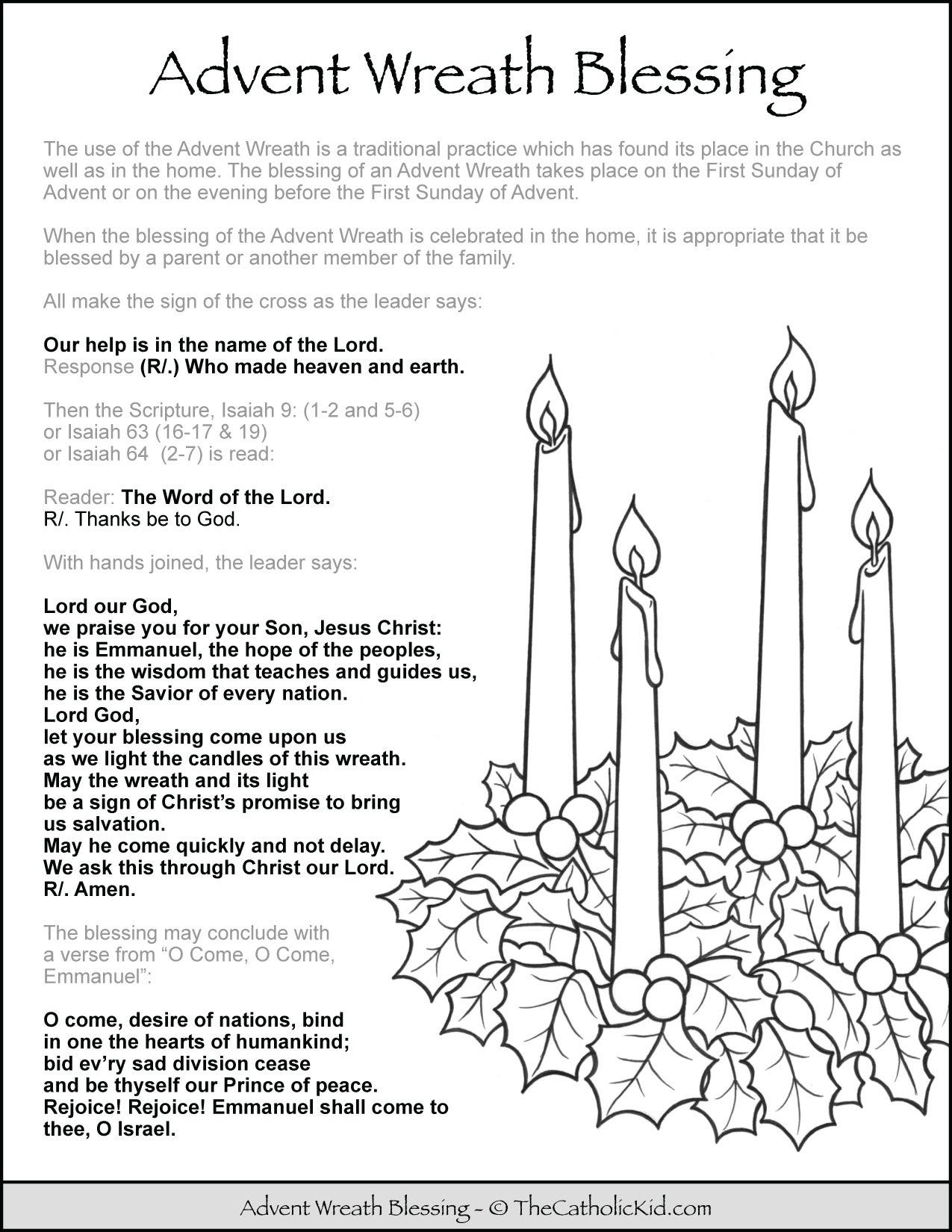 Advent Wreath - Download Pack