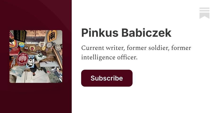 Pinkus Pinkus Babiczek | Eastern Front Stories | Substack