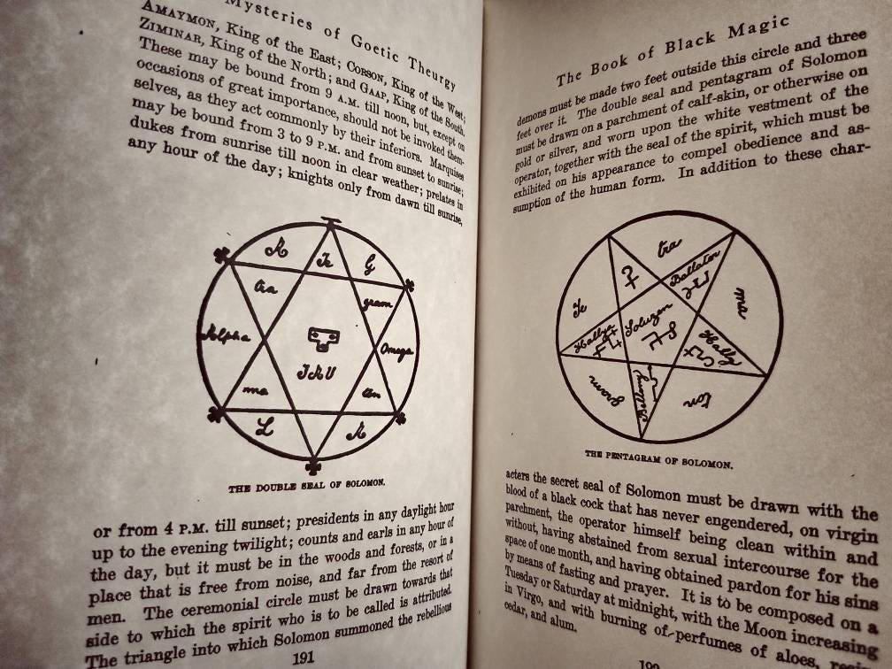 Book of BLACK MAGIC and Pats - A. Edward Waite, London 1898