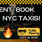 🚕🔥 Uber Sent NYC Yellow Cabs 800K Trips in March, ~20% of Taxi Trips