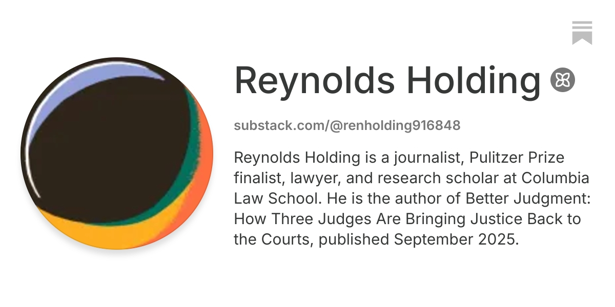 Reynolds Holding | Substack