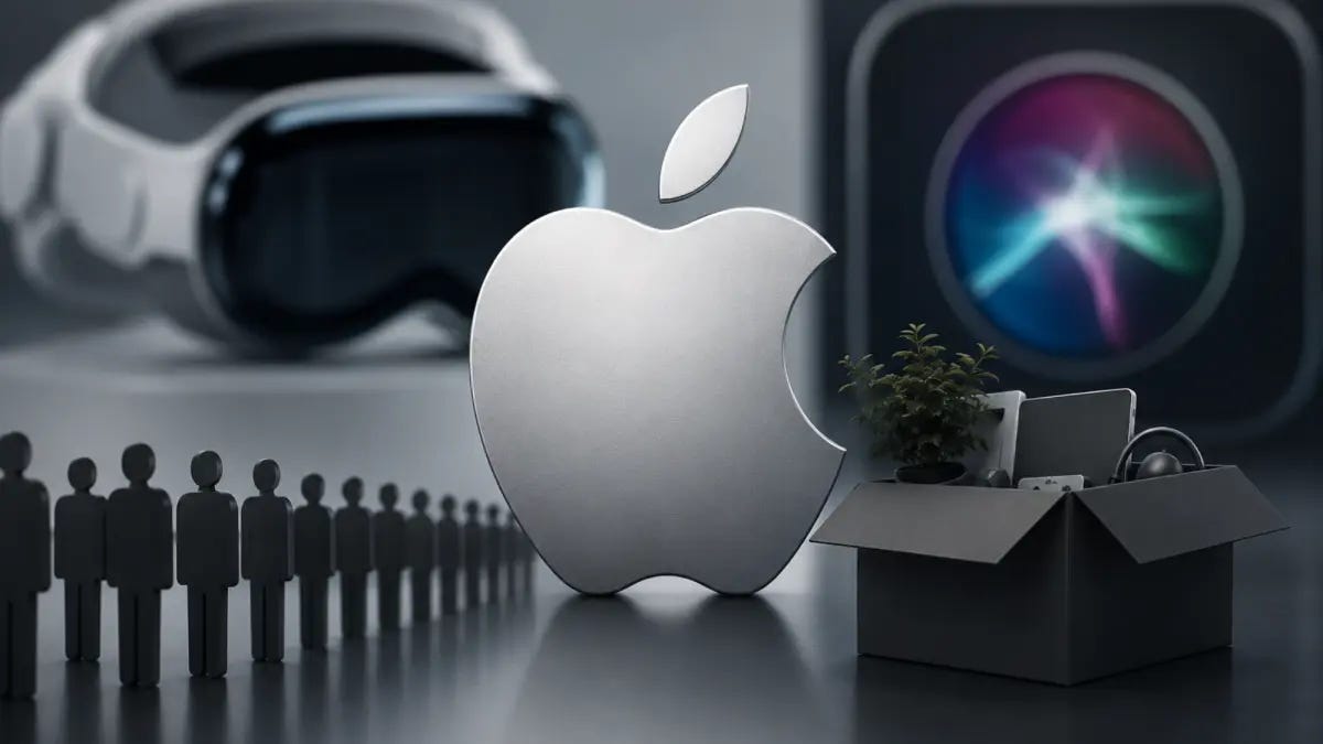 Apple Cuts Over 200 Jobs as Siri AI and Vision Pro Teams - NewsBricks