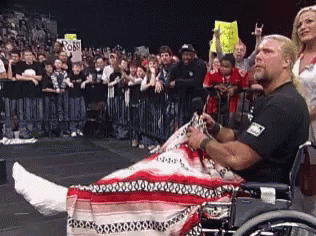 Kevin Nash Jim GIF - Kevin Nash Jim Fake Leg - Discover &amp; Share GIFs