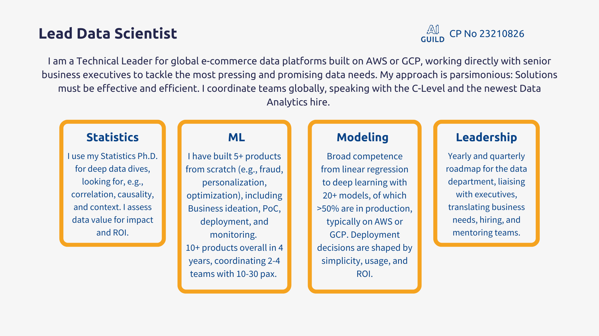 Data Analyst to Technical Lead - by Chris Armbruster