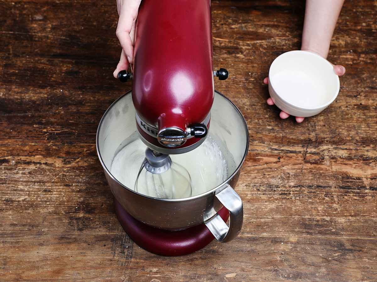 Beating Egg Whites and Sugar in Stand Mixer