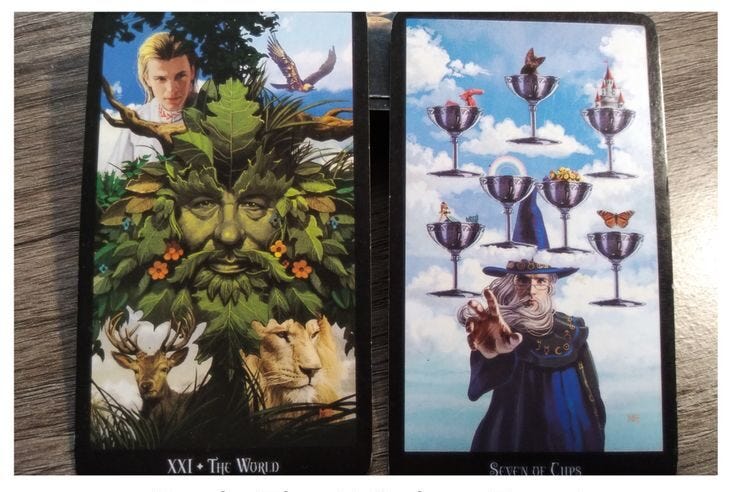 A New Journey is on the Horizon, Witches Tarot Cards A New Journey is on the Horizon, Witches Tarot Cards