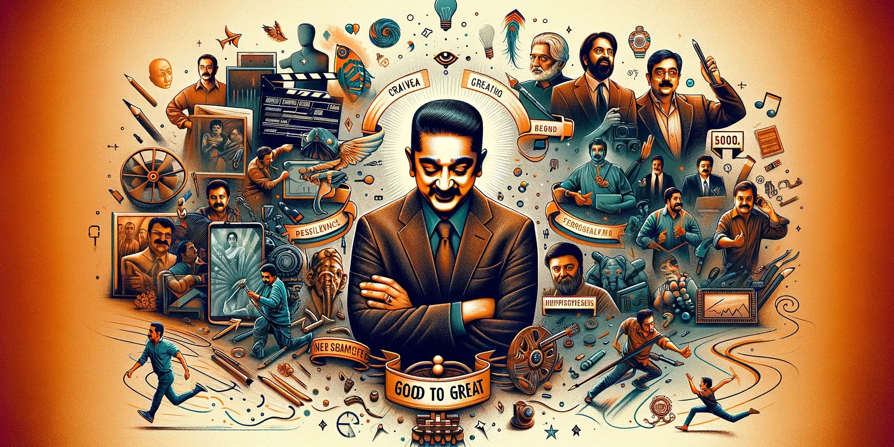 Cover image for @iKamalHaasan & HeyRam - Good to Great|GratitudeSeries 7/60
