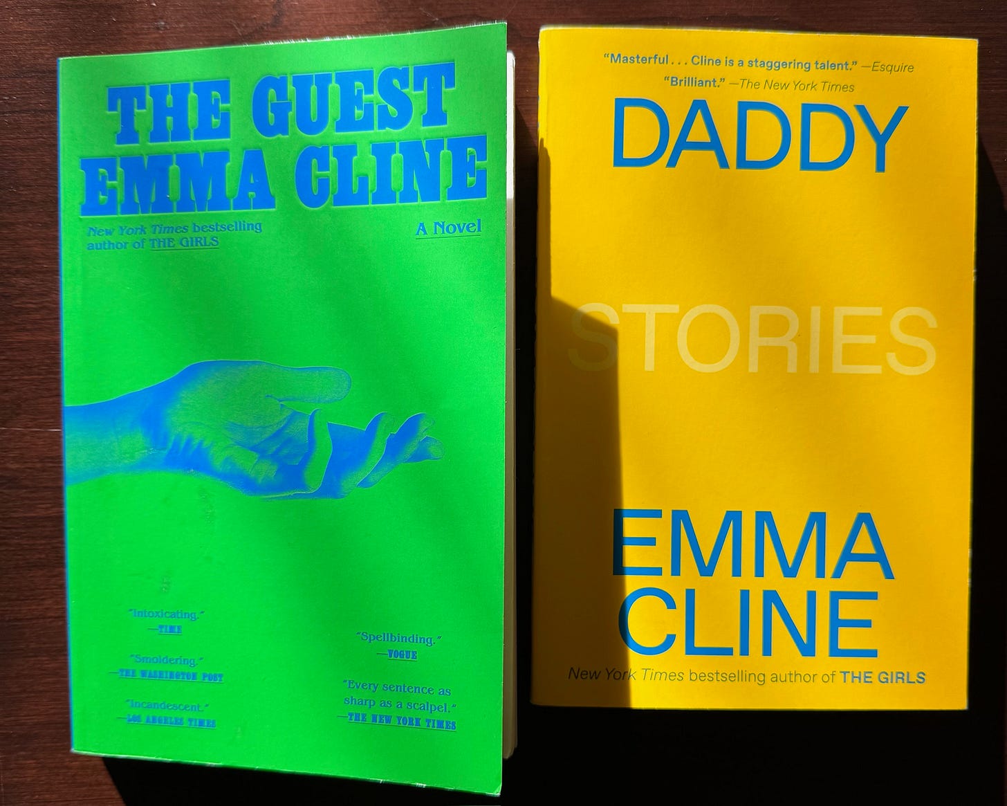 Emma Cline The Guest and Daddy paperback