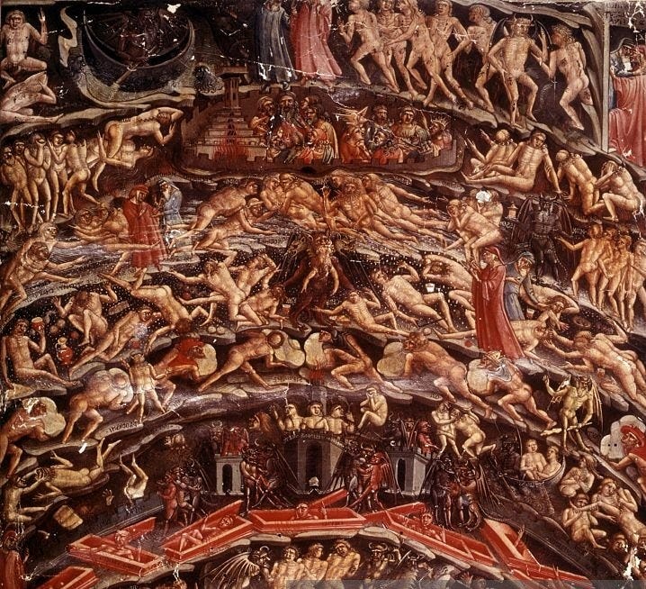 Orcagna, The Inferno of Dante Alighieri