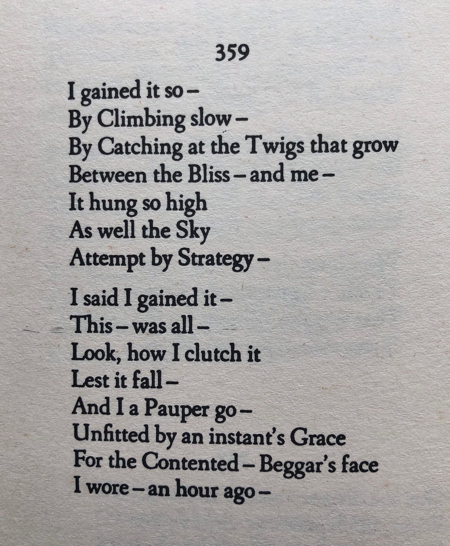 Poetry Koan on Twitter: "I gained it so – By Climbing slow – By Catching at the Twigs that grow Between the Bliss – and me – EMILY DICKINSON… " Poetry Koan on Twitter: "I gained it so – By Climbing slow – By Catching at the Twigs that grow Between the Bliss – and me – EMILY DICKINSON… "