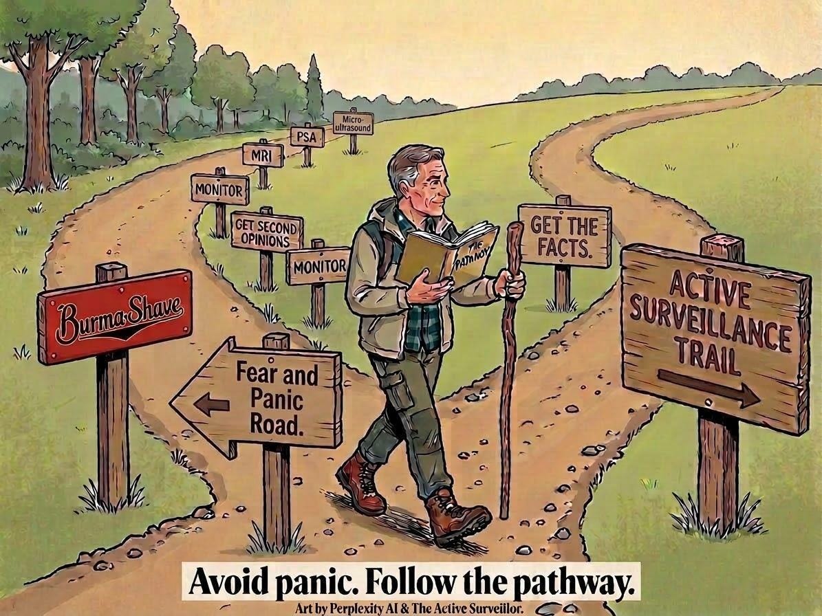 Cartoon with panic sign Cartoon with panic sign