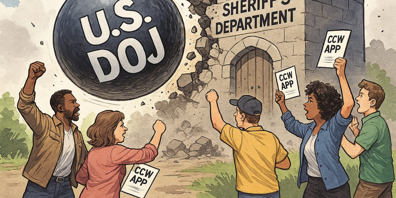 Trump’s DOJ Files First-Ever Second Amendment Lawsuit in California, Targeting LA County Sheriff 