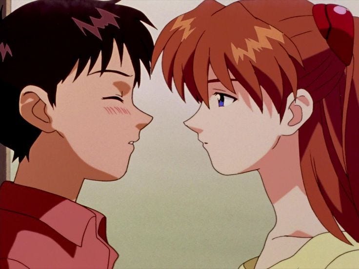 Shinji and Asuka