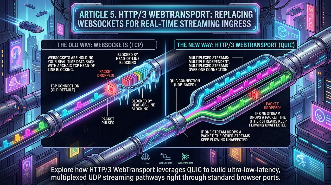 WebTransport vs WebSockets: Architecting Real-Time Data Ingress over HTTP/3 and QUIC WebTransport vs WebSockets: Architecting Real-Time Data Ingress over HTTP/3 and QUIC