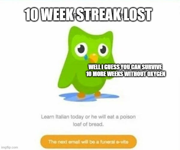 losing streak meme : Second Language Strategies