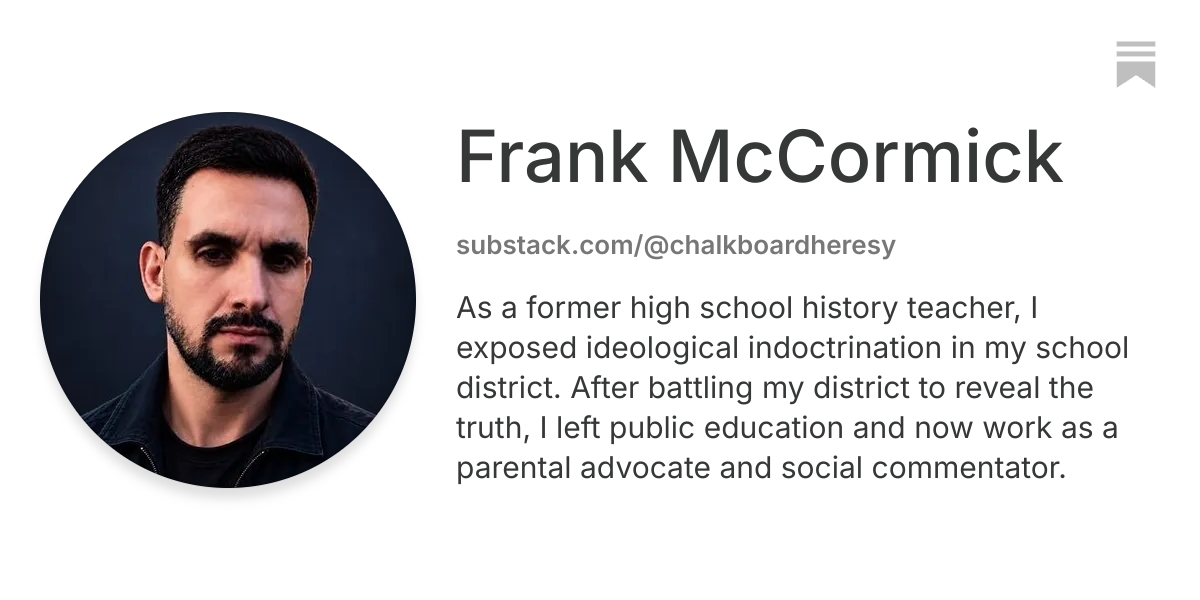 Frank McCormick | Substack