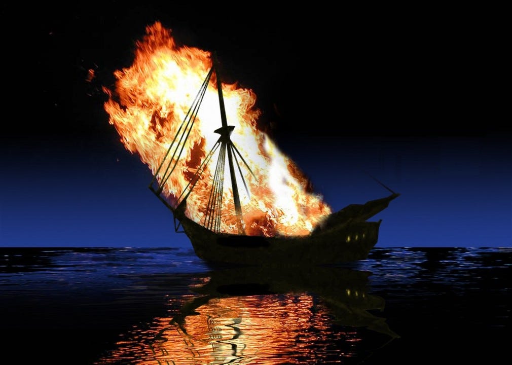 You must 'burn the boats' to implement change