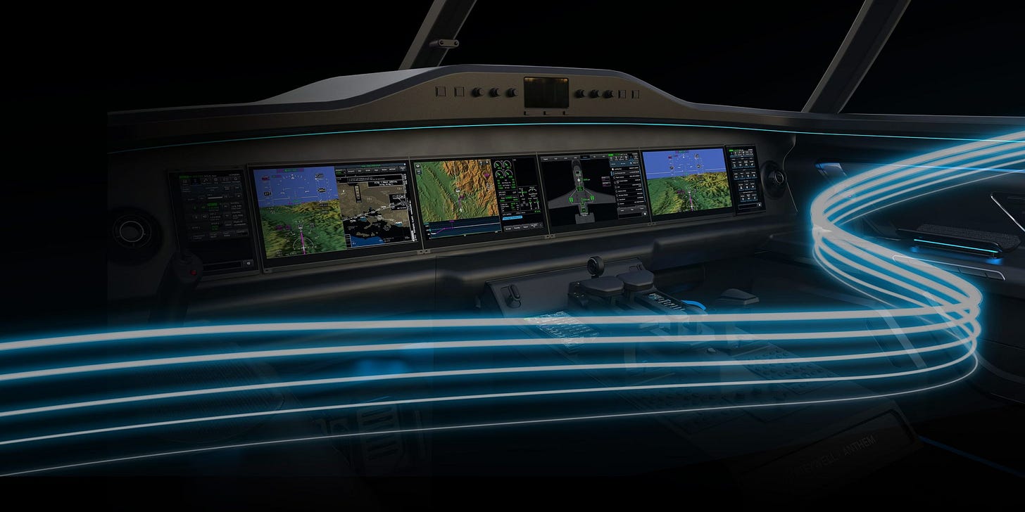 Honeywell Anthem integrated flight deck cockpit
