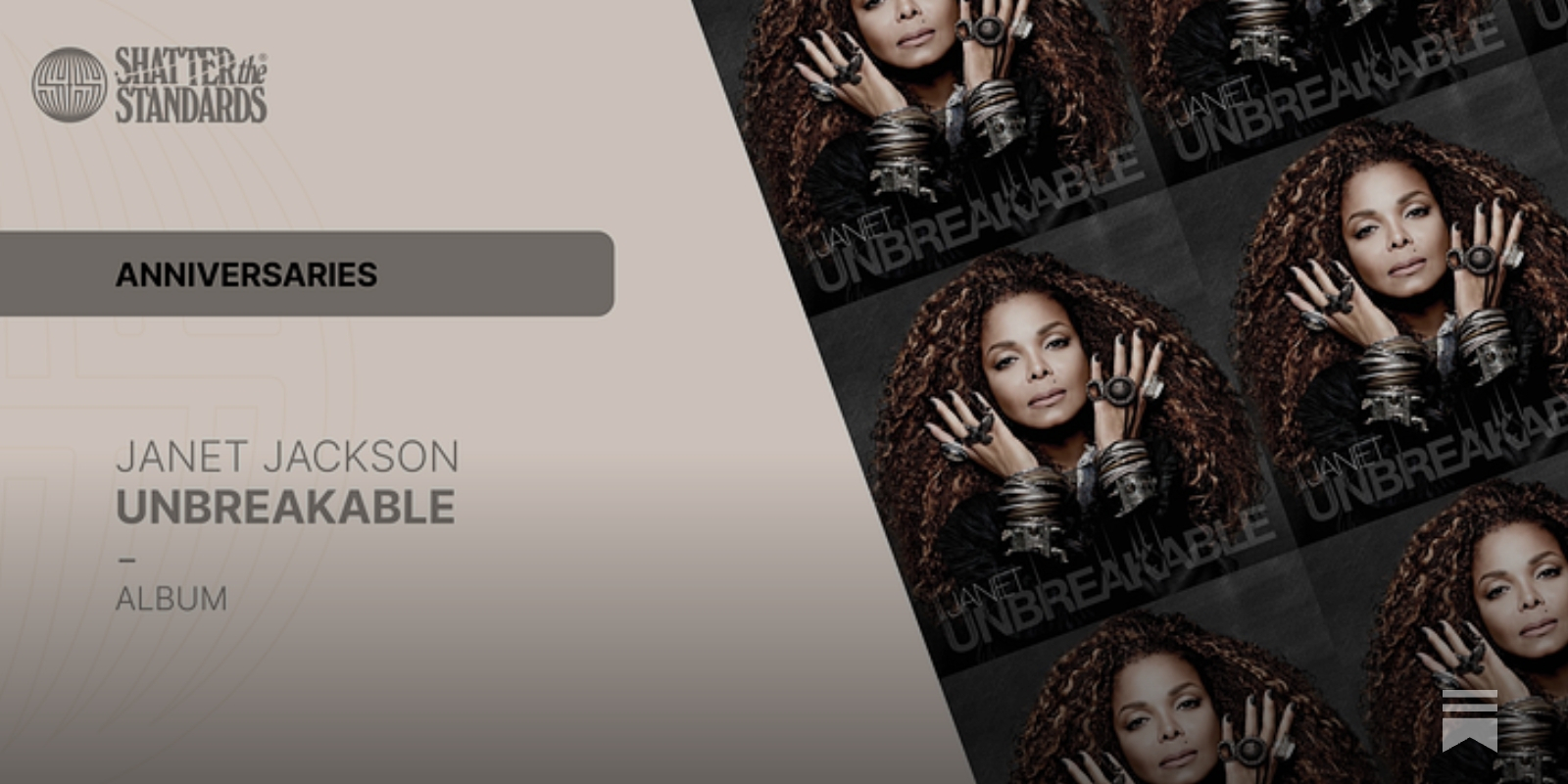 Anniversaries: Unbreakable by Janet Jackson