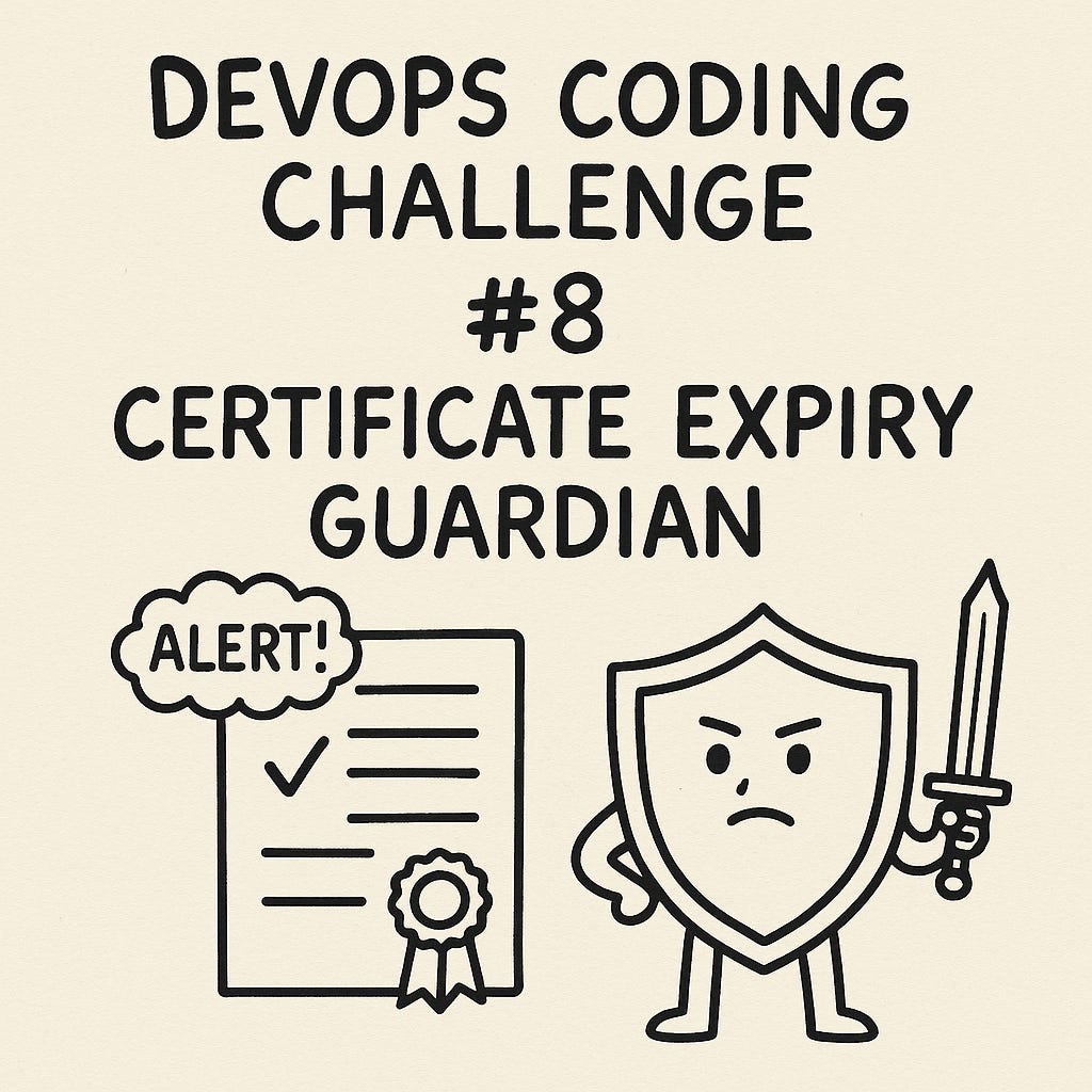 DevOps Coding Challenge #8: Certificate Expiry Guardian