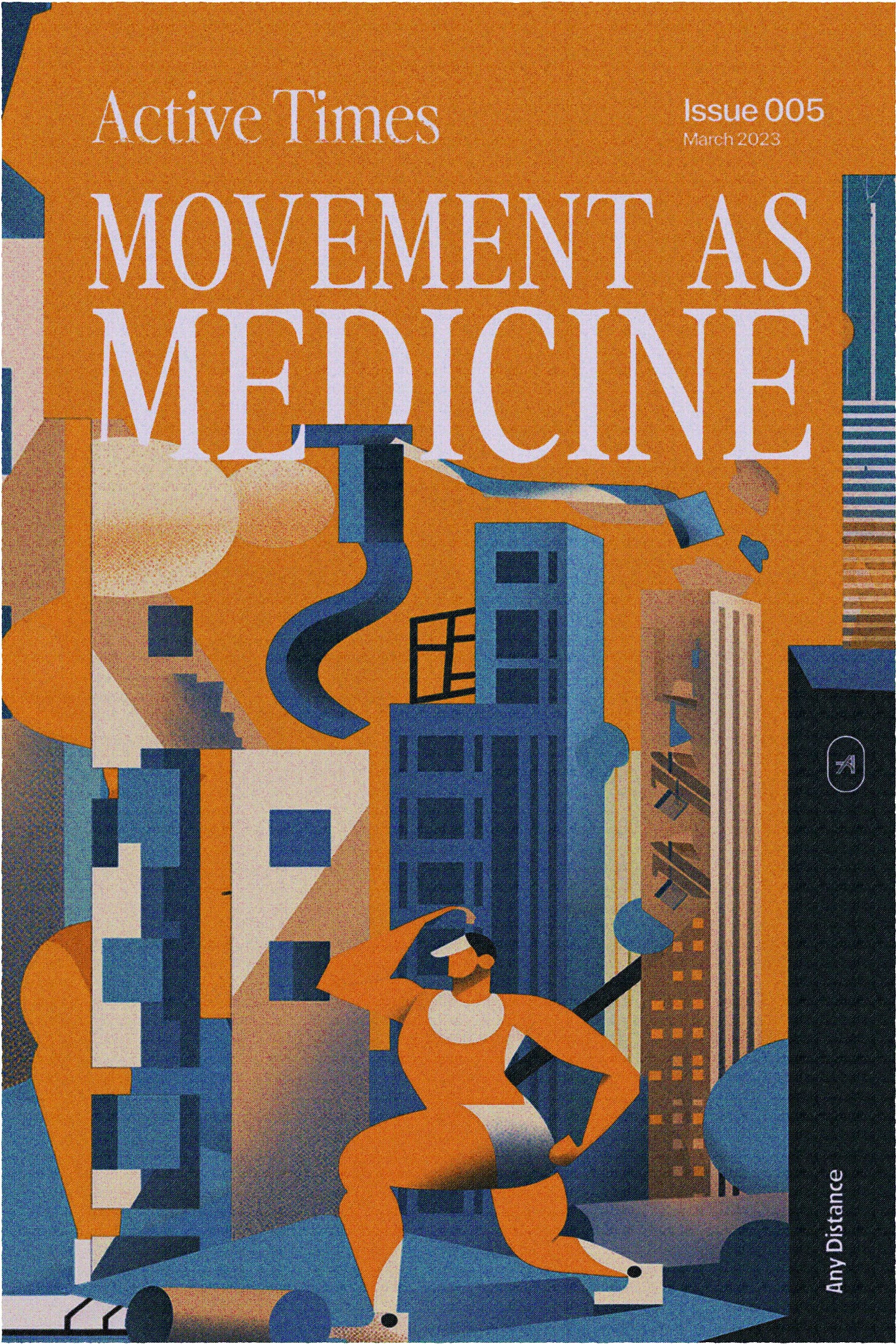Brutalist Illustration depicting abstract views of the post.