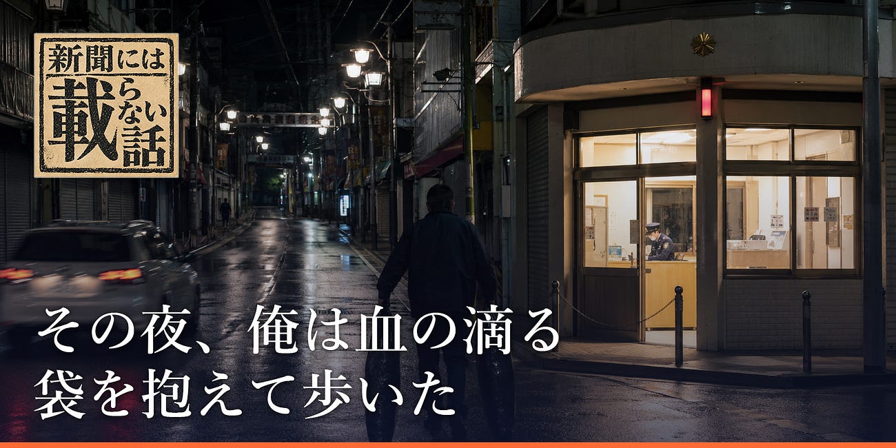その夜、俺は血の滴る袋を抱えて歩いた