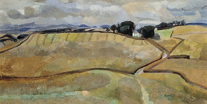 Winifred Nicholson, Northrigg Hill, 1926
