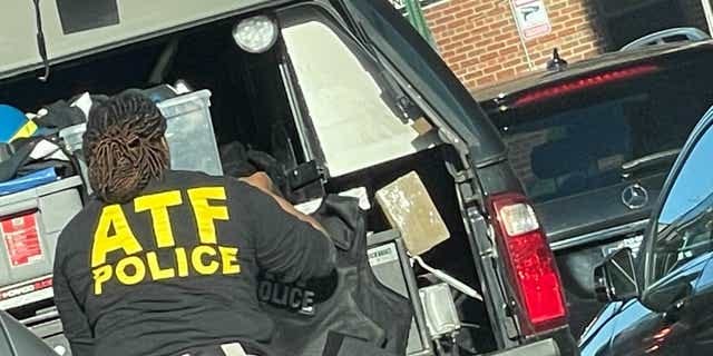 The Bureau of Alcohol, Tobacco, Firearms, and Explosives shows up at found U-Haul truck.