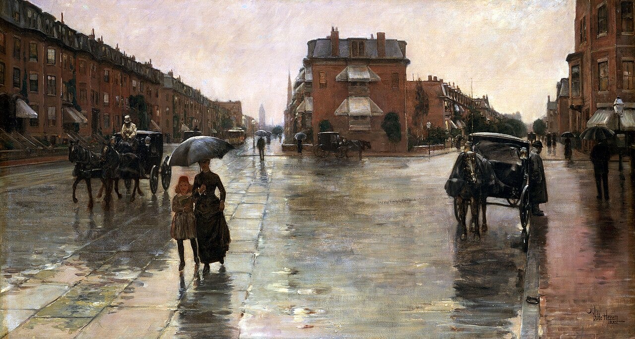 Boston Common at Twilight by Hassam Boston Common at Twilight by Hassam
