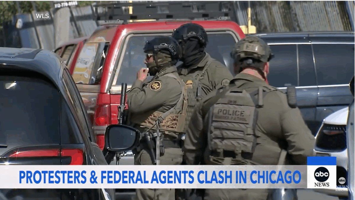ICE agents deal with criminal illegal immigrant and violent anti-ICE protesters in Chicago.