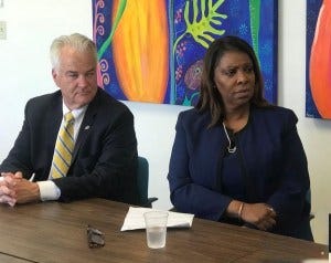 Staten Island District Attorney Michael E. Mahon and NYS Attorney General Letitia James - Frank Report