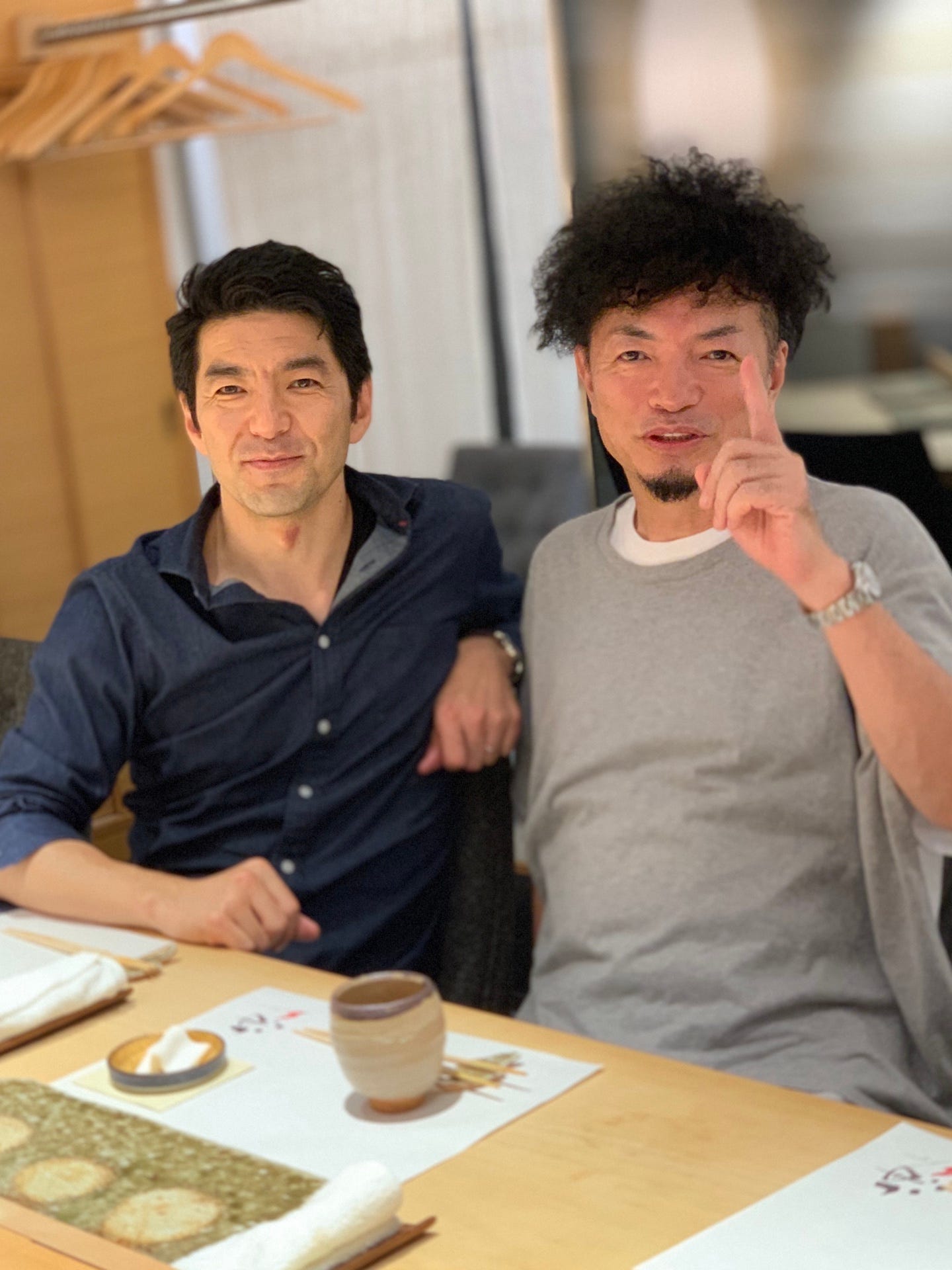 Rei Inamoto and Noriyuki Tanaka