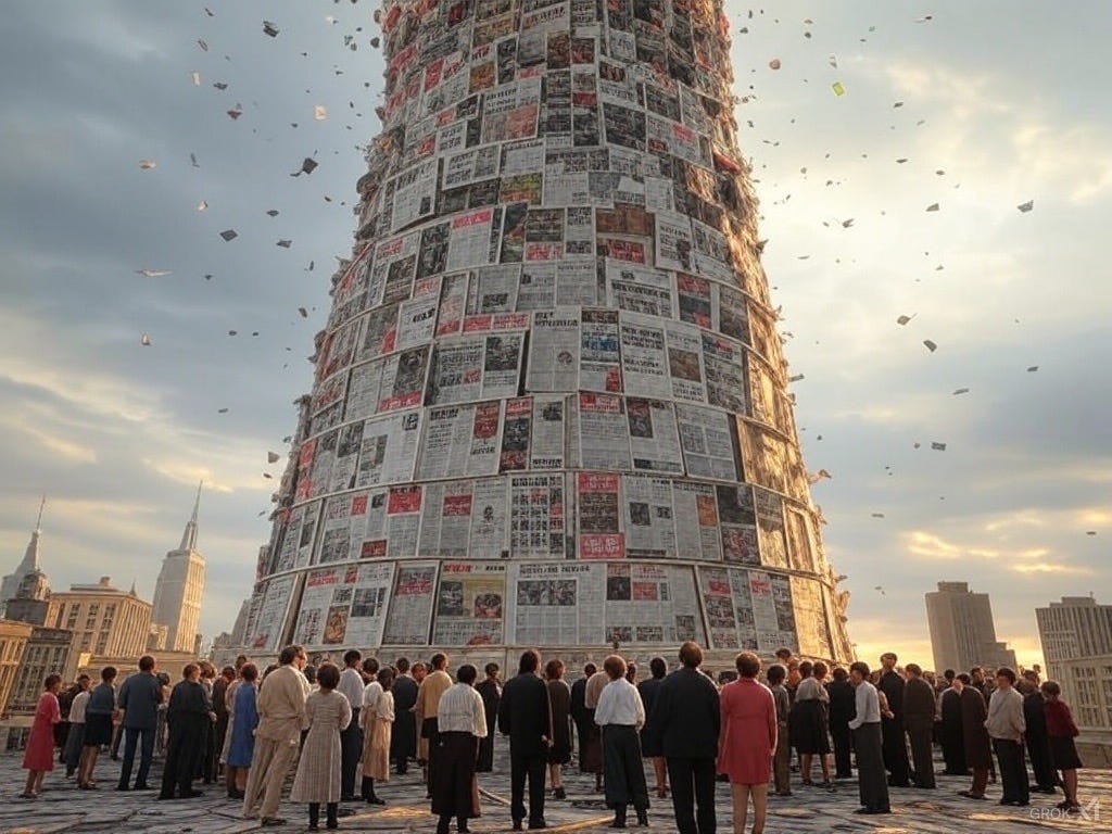 The New Tower Of Babel - by Iron Doves - Alex’s Substack