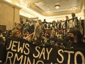 Palestine Israel Confederation Building Ottawa protest Ottawa Citizen